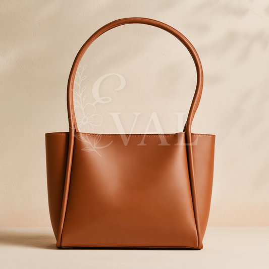 Eval Arc Tote – Caramel Tan