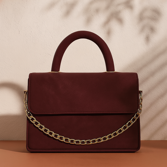 Eval Petite Luxe – Wine Red