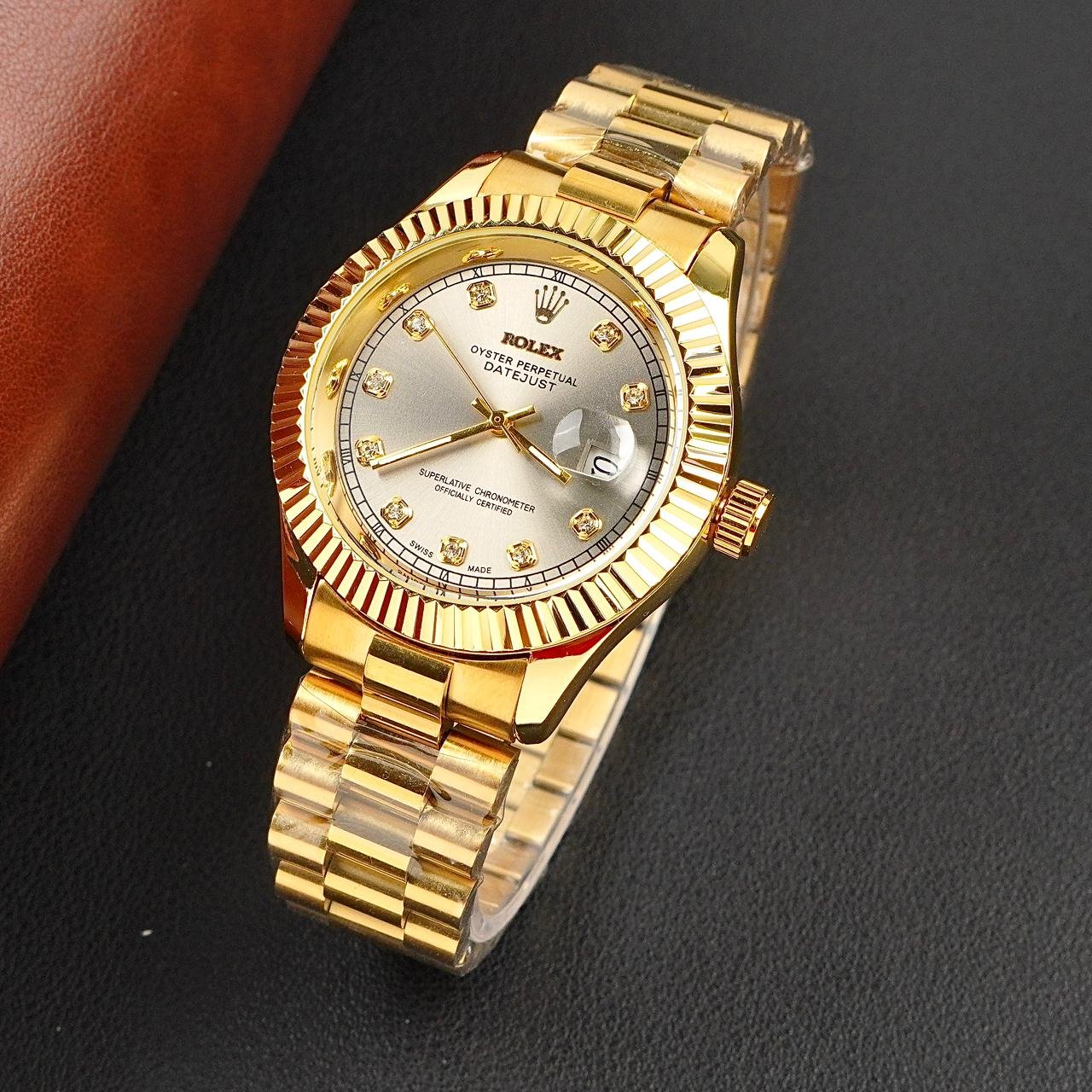 Rolex Golden White With Lining