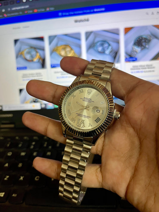 Rolex Pure Silver With Numbering GRR